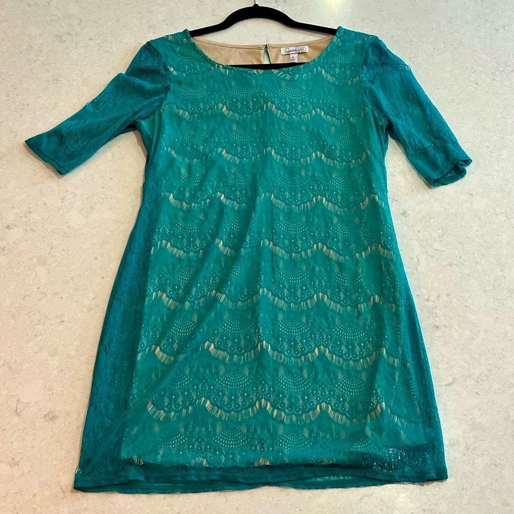 ✨Speechless Teal Dress✨